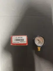 WINTERS Lead-Free Vacuum Gauge: 0 in Hg to 30 in Hg, 1 1/2 in Dial, 1/8 in...
