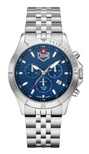 JDM Military Delta Chrono Blue Watch