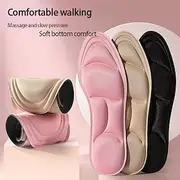 5D Massage Memory Foam Insoles For Shoes Sole Breathable Cushion Sport Running Insoles For Feet Orthopedic Insoles