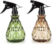 Pack of 2 Spray Bottles 500 ml Water Spray Bottle Plants, Plastic Atomiser Spray Bottles for Gardening Hair Styling Household Use (1 Set)