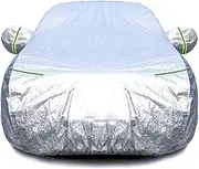 3Layer Aluminum Waterproof Outdoor Car Cover Double Thick Rain UV Resistant 3XXL