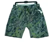 Kenneth Cole Active Shorts Men's L Tech Short Lightweight 4 Way Stretch Camo NWT