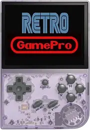 Retro GamePro RG35XX Handheld Game Console with 5000 Games, 3.5inch IPS OCA Screen Linux System Chip Cortex-A9 Portable Nostalgic Arcade Retro Machine, 64g, 2100mAh (RG35XX Purple)
