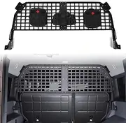 Tumukiw Dog Car Barrier & Trunk Cargo Rack Compatible with Ineos Grenadier 2020-2024, Travel Car Dog Barrier Net Partition Door Restraint Fence, Guard Blocks Access to Car Front Seats, Black