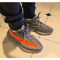 在飛比找蝦皮購物優惠-Adidas Yeezy 350 V2 灰橘 滿天星 反光 