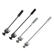 Garden Rake Weeding Tool Hand Hoe Weed Pulling Tool Remover for Lawn, Yard