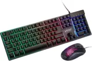 Skytech Rainbow Backlit Wired Gaming Keyboard and Mouse Combo *NEW*