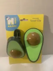 New Avocado Clips green Pool,Beach/kitchen Towel Holders Set 2