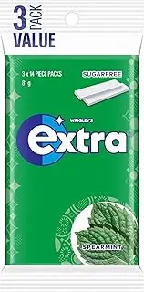 Wrigley's Extra Spearmint Sugarfree Chewing Gum 20 x 42-Pieces