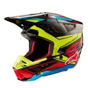 S-M5 Action 2 Helmet Ece 22.06 Black Yellow Fluo Bright Red G