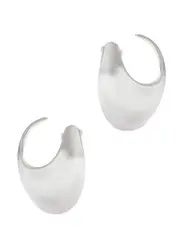 BY Pariah Sabine Sterling Silver Hoop Earrings ONE SIZE