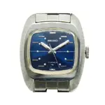 [專業] 女錶 [SEIKO 340631] 精工 方形機械手上鍊女錶[藍色面]時尚錶