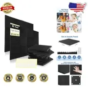 Premium Acoustic Panels - 52 Pack Sound-Absorbing Foam with Adhesive Backing