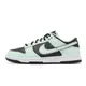 Nike 休閒鞋 Dunk Low Retro PRM 黑 湖水綠 皮革 低筒 男鞋【ACS】 FZ1670-001