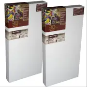 MASTERPIECE Z2DA-1832 3D Pro 2.5" Deep Muir Linen 12.0 oz Stretched Canvas 18X32
