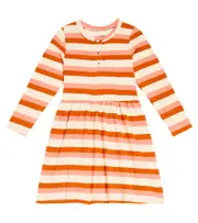 [Mini Rodini] Mini Rodini Striped cotton-blend dress Y 10/11 multicoloured