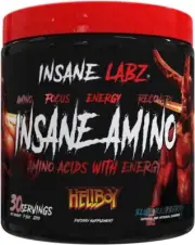 Insane Amino Hellboy Edition, BCAA with Energy Focus Muscle Recovery, Intra Work