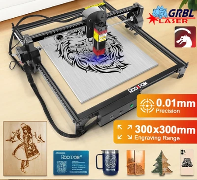 Laser Engraver 7W Optical Power CNC Wood Router Engraving Machine Woodworking