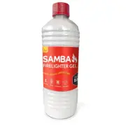 Samba 1L No-Spill Firelighter Gel - Fast & Easy Ignition - Free delivery - AU