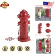 16.5" Dog Pee Post - Metal Fire Hydrant Decor for Small and Medium Dogs