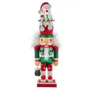 12 Inch Multicolor Snowman Nutcracker Kurt Adler Hollywood Collection Decor