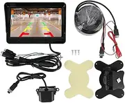 XTevu Truck Backup Camera System, 7 Inch Monitor with 15M Cable, Rear View Camera Kit for RV Trailers Trucks 5th Wheels
