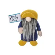 Rudolf Decorative Portable Polyester Father's Day Faceless Doll for Home Decor Happy Father's Day gift