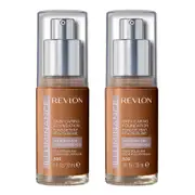 Revlon Illuminance Skin-Caring Foundation 30ml 509 SANDALWOOD - 2 pack
