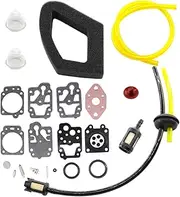 HURI Repair Gasket Air Fuel Filter Kit for Honda GX35 GX 35 Brush Cutter Lawn Mower Trimmer, Primer Bulb, Fuel Line, Grommet (AU Shipping)