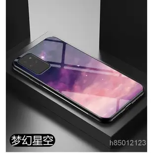 三星 Note 20 Ultra Note20 手機殼 軟邊玻璃鏡面星空情侶 超薄全包防摔保護套 冷淡風個性創意潮牌 4