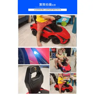 【BEINI貝婗】藍寶堅尼兒童電動學步車(電動車 滑行車 學步車 滑步車 兒童電動汽車 兒童騎乘玩具/BN-996D)