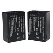 2x DMW-BMB9E, Li-Ion Battery for PANASONIC DMC-FZ40 DMC-FZ45 DMC-FZ48, DMC-FZ100