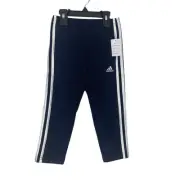 NWT Adidas Navy Blue Side Striped Pants SIZE 4