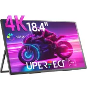 18.4'' 4K Portable Monitor Second Screen Extender Gaming for Laptop Switch PS4/5