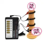 E-Stim Shock Penis Rings Silicone Therapy Erection Extender Aid Device