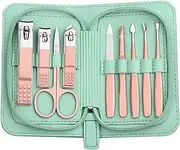 9-Piece Manicure Set Personal Care Nail Clippers Set Professional Pedicure Set Beauty Set for Men and Women Elderly Patients Nail Care