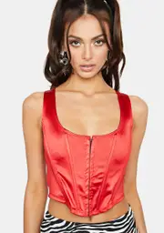 Love A Masterpiece Satin Corset