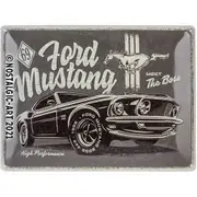 Ford Mustang Boss Sign 30x40cm by Nostalgic Art