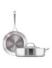 [Essteele] Eternita Clad Stainless Steel Induction Cookware Set 2 Piece in Silver