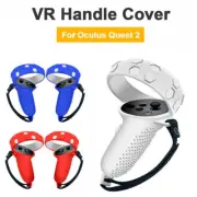 Silicone Handle Grip Cover Controller Sleeve w/ Hand Strap for Oculus Quest 2 VR
