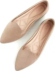 SAILING LU Women Round Toe Flats Comfortable Ballet Walking Shoes Dressy Slip-ons Loafers