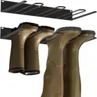 2Pcs Sturdy Boot Rack Black Boot Display Durable Boot Holder Home Mudroom Porch