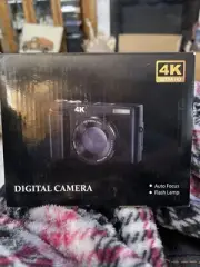 Digital Camera Ultra HD 48MP 16X with Wide Angle & 32GB Card For Vlogging