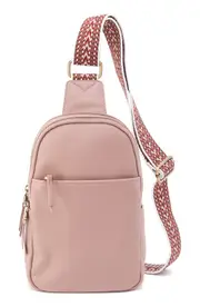 HOBO Cass Leather Sling Bag in Blush at Nordstrom One Size
