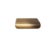 Amerock Streamline Tab 3" Modern Champagne Bronze Cabinet Edge Pull 10Pk