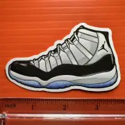 Air Jordan 11 Concord Sneaker Sticker Adult Humor For Skateboard Guitar