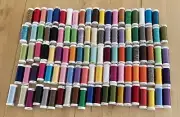 Mixed Lot of 104 Spools Sulky Rayon And Polyester Embroidery Thread 250yds