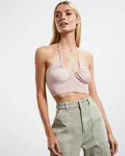 Phoebe Knit Cami Peony