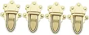 HEALSOPTHY 4pcs Tongue for Handbags Bag Making Closure Locks Easy to Install Clasp Hardware for Crossbody Shoulder Bags All- Style