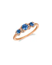 Le Vian 14K Rose Gold 0.81 ct. tw. Diamond & Sapphire Ring
